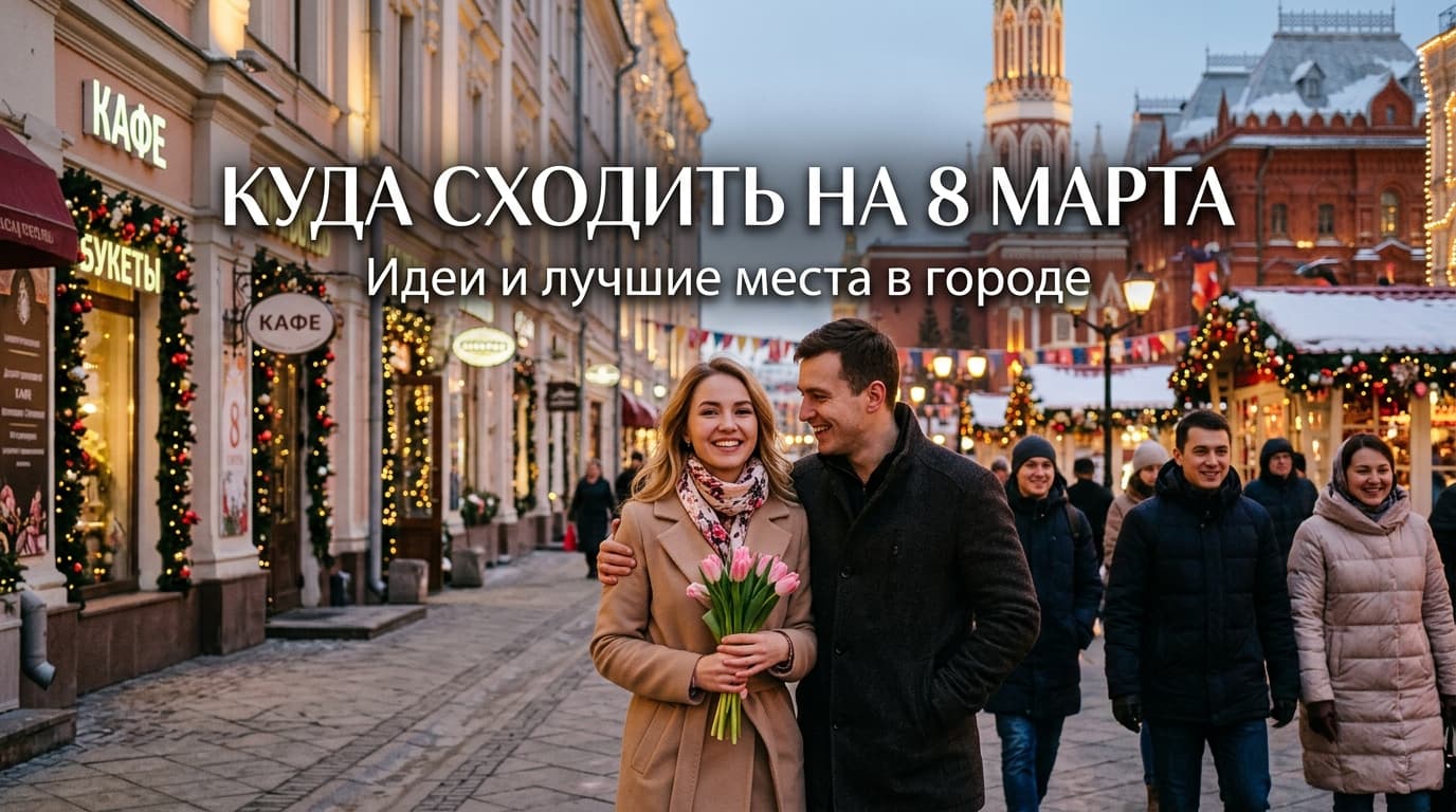Куда сходить на 8 марта 2026: лучшие идеи и мероприятия по всей России