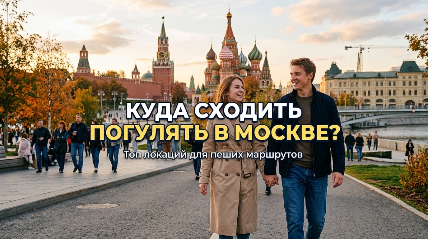Куда сходить погулять в Москве: маршруты, парки и атмосферные районы