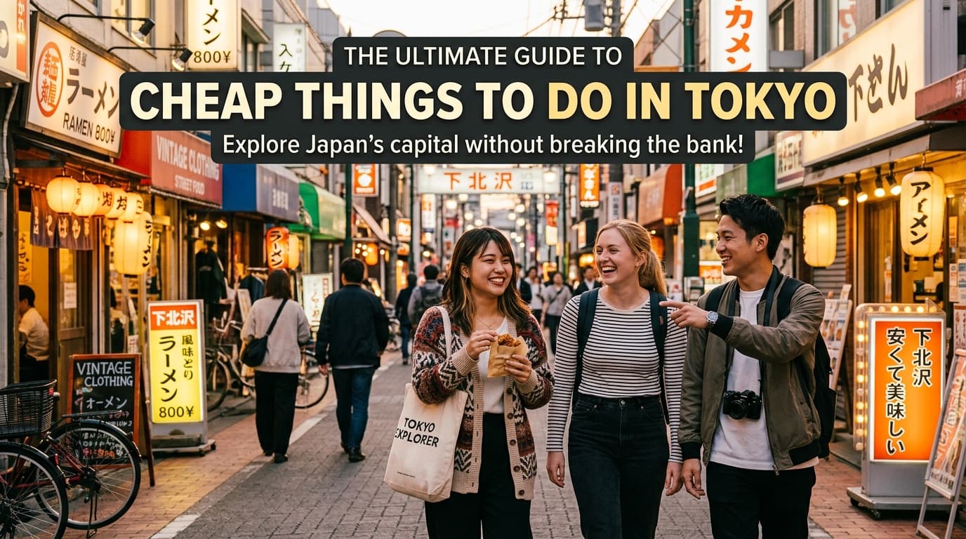 Cheap Things to Do in Tokyo: Travel on a Budget