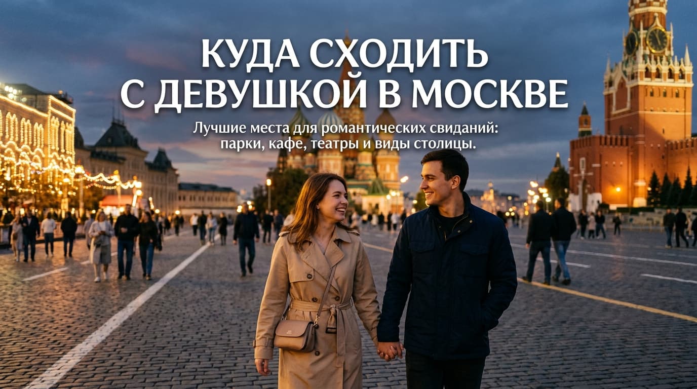 Куда сходить с девушкой в Москве: романтические места и идеи