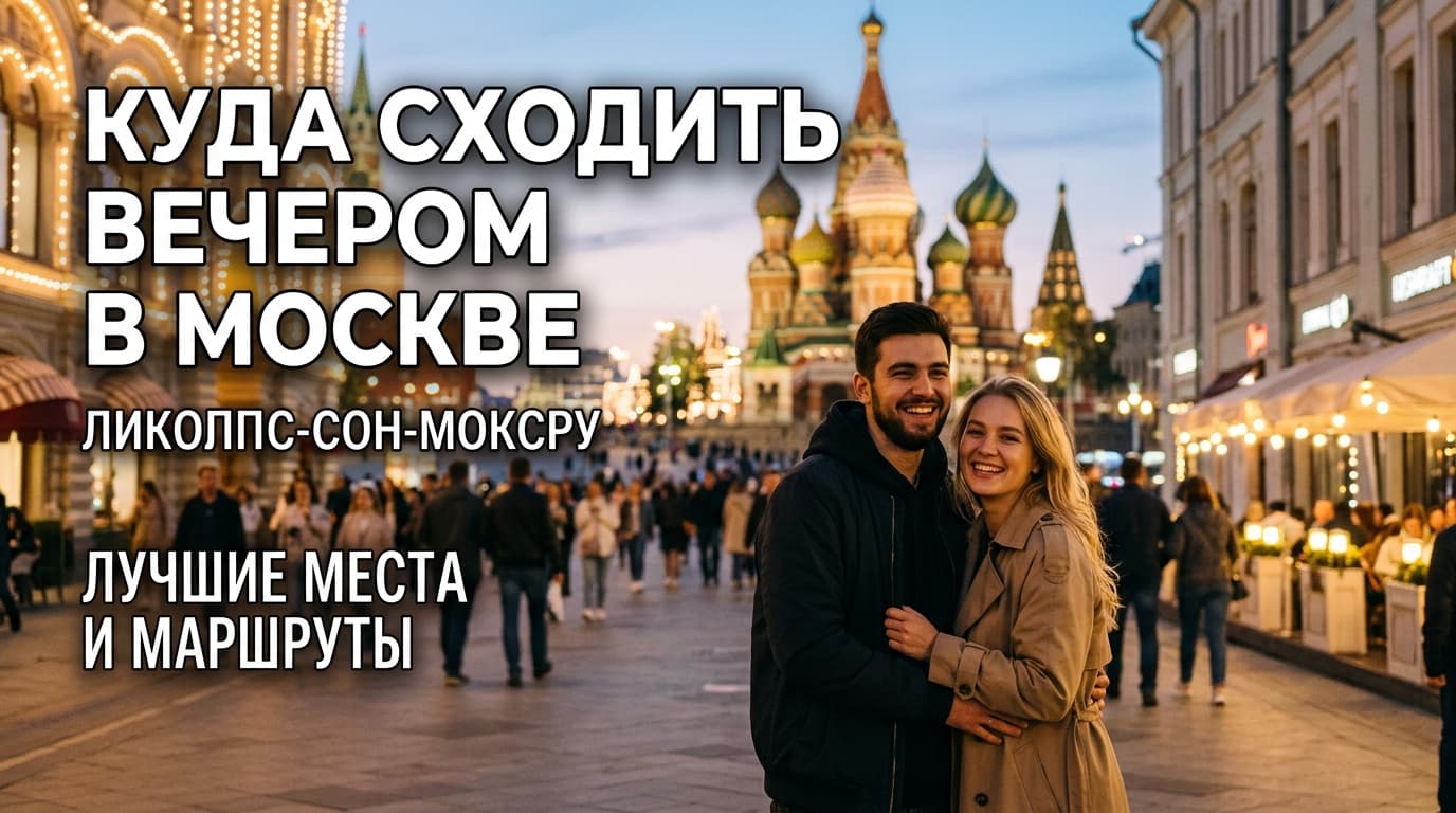 Куда сходить вечером в Москве: бары, прогулки и ночная жизнь