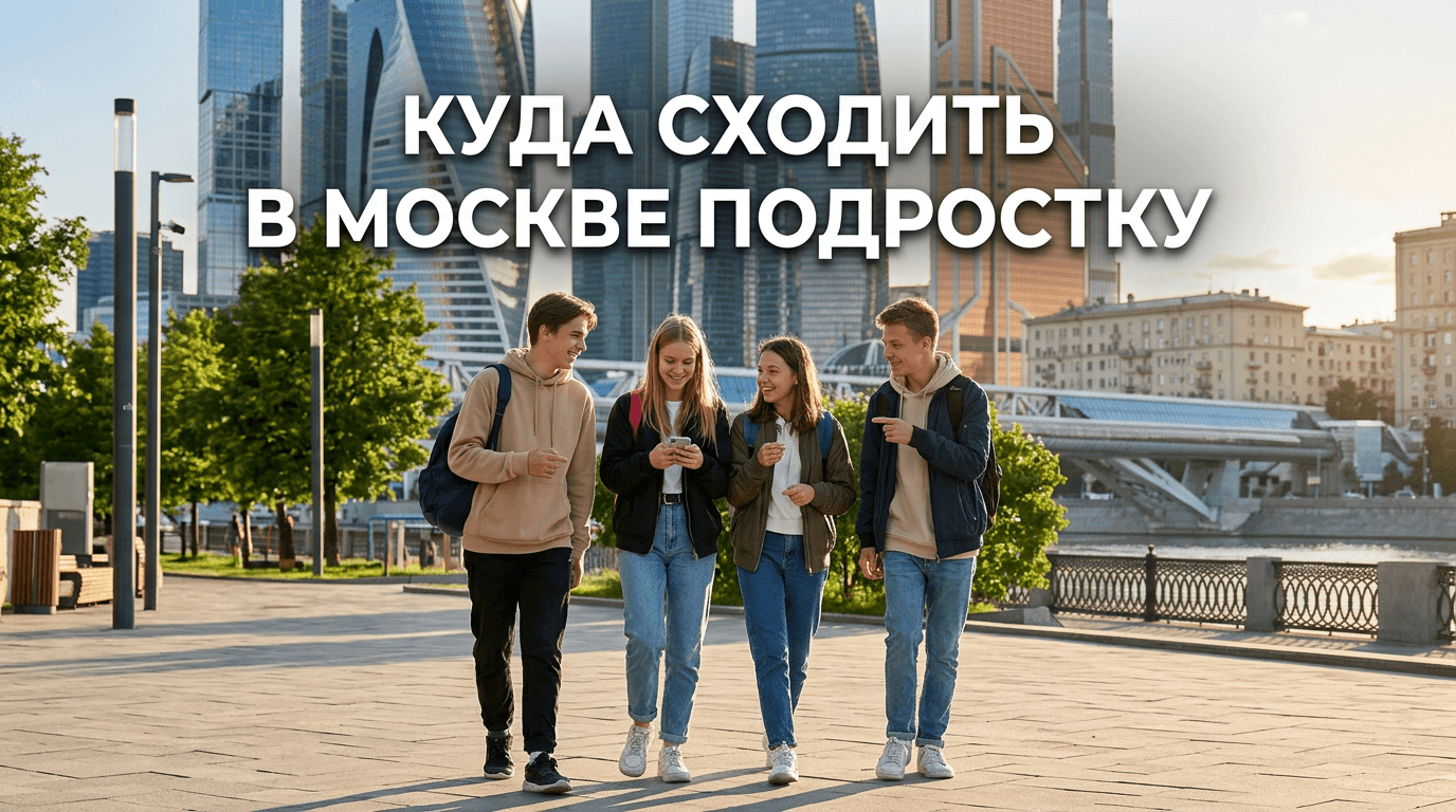 Куда сходить подростку в Москве: интересные места для тинейджеров