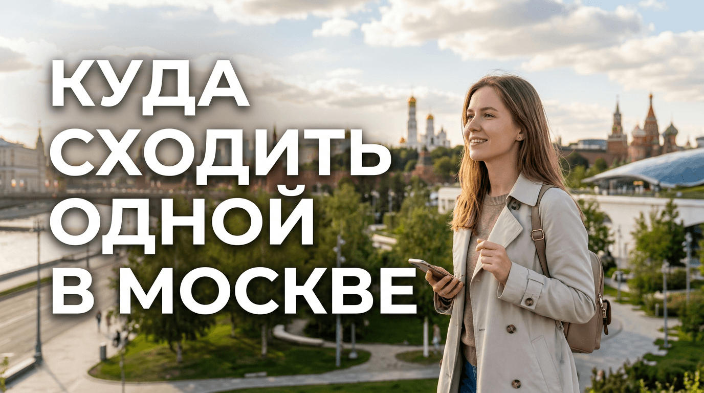 Куда сходить одной в Москве: идеи для соло-прогулки