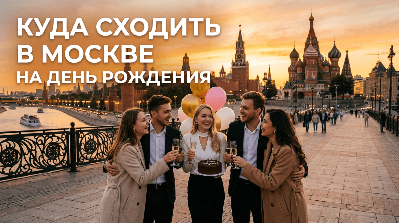 Куда сходить на день рождения в Москве: идеи для праздника
