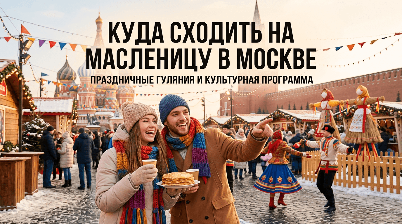 Куда сходить на Масленицу в Москве: гулянья, блины и площадки