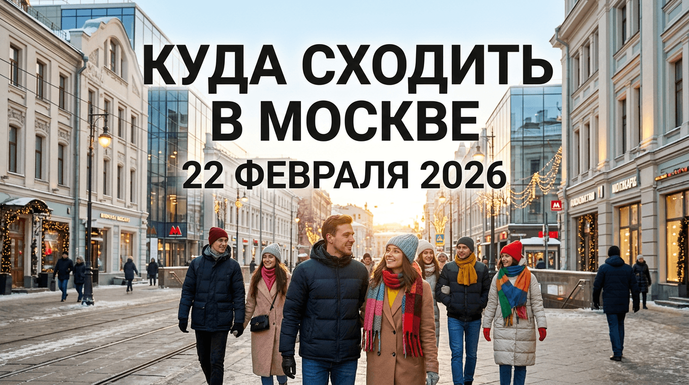 Куда сходить в Москве 22 февраля 2026: мероприятия и события